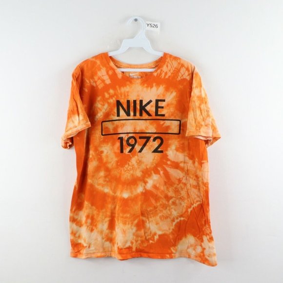 Nike Other - Vintage Nike Box Logo 1972 Acid Wash Shirt Trippy